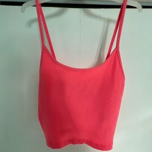 Hot Pink American Eagle Cropped Tank